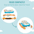 Pack Dream On Me Go-Getter Baby Walker and Walk Behind Walker, Adjustable Seat Height, Comfortable Padded Seat, Easy