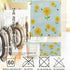 visesunny 2Pcs Sunflower Bee Daisy Green Leaf Wet Bag with Zippered Pockets Washable Reusable Roomy