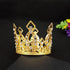 Mini Crown Cake Topper, Princess and Prince Crystal Headpiece for Wedding Birthday Baby Shower Party