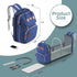 Backpack, ISMGN Diaper Bag Large Diaper Bag, Multifunctional Diaper Bag, Baby Bag, Navy Blue