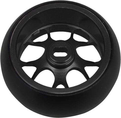 4pcs 25x11MM RC 1:28 Drift Tires, Black Mesh Wheel Hub Replacement for WL 1/28 K969 K989 P929 Upgrade Parts
