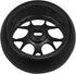 4pcs 25x11MM RC 1:28 Drift Tires, Black Mesh Wheel Hub Replacement for WL 1/28 K969 K989 P929 Upgrade Parts