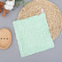 WEBGGER 5 Pack 12x12 inches Baby Washcloths Natural Cotton Kids Wipes Soft Newborn Baby Face Towel Shower Cloth