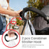 Mommy 2 Stroller Hooks for Hanging Diaper Bags - Stroller Clip and Stroller Accessories Organizer Hook - Pcs Large