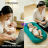 100% Mat,Tummy 0-24 Cotton Baby Lounger for Newborn,Baby Play Time Mat with Cover for Months Newborn Baby,Washable Play