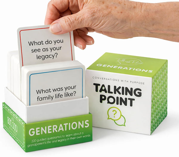 200 Generations Conversation Cards - Deep, Fun & Reflective Questions to Spark