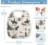 WELLDAY 5 Pack Baby Bibs for Boy and Girls Cotton Adjustable Newborn Bibs for Drooling & Teething, Wild West Cowboys