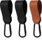 Colingmill 3 Pieces Stroller Hooks, Black and Brown Hanging Multi Functional Strap with