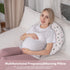 47 inch, Chilling Home C Shaped Pregnancy Pillow, Full Body Pillows for Adults Pregnancy Pillows for Sleeping