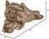 Bearington Collection Louie Cat 15-Inch Plush Toy, Realistic Tabby Stuffed Animal for Kids