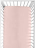 Sweet Jojo Designs Fitted Baby Crib Sheets (Solid Pink) for Girls, Infant