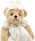 oitscute 16" Teddy Bears Baby Soft Plush Stuffed Animal Toy for Girls (White Lace)