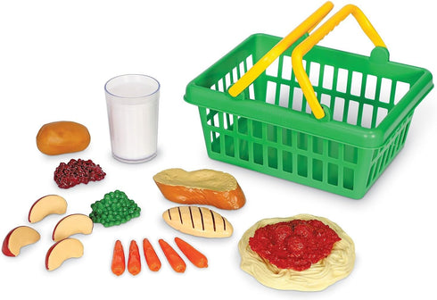 Learning Resources Healthy Dinner Basket - 19 Pieces , Ages 3+ Pretend