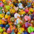 Assortment Rubber Duck Toy Duckies for Kids, Bath Birthday Gifts, Summer Beach and Pool Activity (20-Pack)