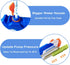 Water Guns for Kids, Summer Soaker Squirt Guns, Outdoor Toy for Ages 3 and Up, 2 Pack (1000cc Blue)