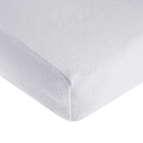 TL Care Heavenly Soft Chenille Fitted Crib Sheet 28" x 52", Warm and Cozy