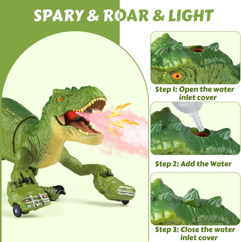 3-5, 5-7, 8-12, 3 4 5 6 7 8 9 10 11 12 Remote Control Tyrannosaurus Rex Dinosaur Toys for Kids RC T Rex Dino Robot Toy