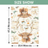 Dalzium Watercolor Highland Cow Cattle Butterfly Car Seat Cover Baby, Carseat Canopy Cover for Girl Boy, Breathable