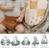 Summer Vintage Sun Baby Nursing Pillow Covers for Boy Girl Boho Sunshine Nursery Feeding Pillowcase for Breastfeeding