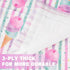 WERNNSAI Ice Cream Party Supplies - Disposable 3 Ply Pink Sweet Ice Cream Themed Birthday Napkins for Girls