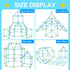 Fort Building Kit for Kids, STEM Construction Toys, Educational Gift for Ages 3-12, Ultimate Creative Set for Indoor &