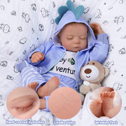 20 inch 3+ ADFO Reborn Baby Dolls Girl Realistic, Lifelike Realistic Girl Newborn Real Life Baby Girl Dolls Soft Vinyl
