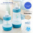 MAM 5oz Easy Start Anti-Colic Baby Bottles, Slow Flow, Breastfeeding-Like Silicone Nipple, BPA-Free