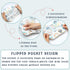 6 Pcs Baby Feeding Bibs Toddler Waterproof Bib Set with Crumb Catcher Pocket for 6-12 Months