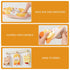 Generic 3Pcs Baby Washcloths Super Absorbent Soft Wash Mitt Cute Cartoon Animal Gentle Scrub for Baby Toddler Kids Bath