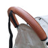 Leather Handle Sleeve Cover for Babyzen Yoyo 2, Stroller Accessories, PU Sleeve Protect Case for YOYO+ Armrest (Brown)