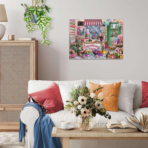 1000 Ravensburger Blossoms Flower Shop Piece Puzzle for Adults