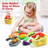 Kids Kitchen Pretend Play Accessories Set, 32 Items Stainless Steel Pots and Pans with Rack Organizer, Cooking Utensils
