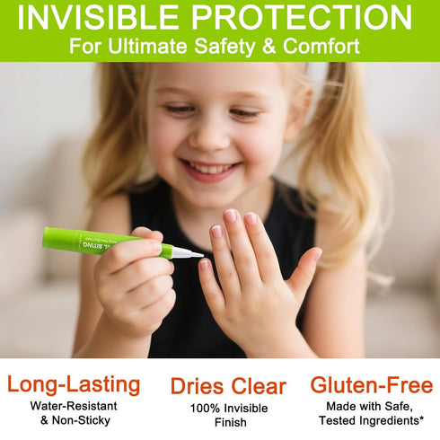 NIFEISHI (2pcs) Nails-0.24floz Nail Biting Treatment for Kids, Thumb Sucking Deterrent, Nail Biting Prevention
