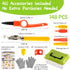 Zitranse Cutter,148 Girls,5 6 7 9,Building Set,Ageds 4+ Cardboard Cutting Tools for Kids with Storage box,Safe DIY PCS