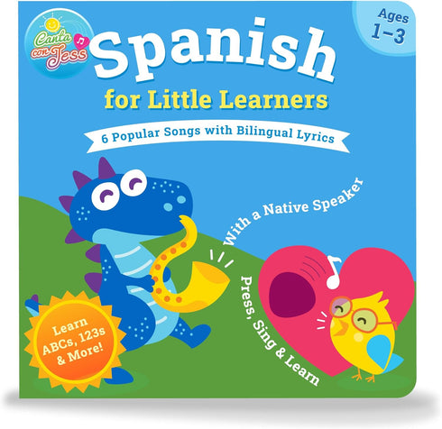 Canta Con Jess Spanish Learning Songs Musical Board Book for Babies & Toddlers 13 |