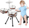 Kids Drum Set, 8 PCS Drum Set for Toddlers 1-3, Kids Jazz