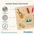 18M+ Freniland Musical Instruments Sound Puzzle for Toddlers, Wooden Music Sound Puzzle, Montessori Educational Toy