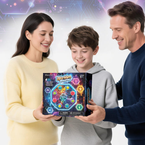 2 4 6 7 8 9 10 11 Electronic Table Reflex Game for Solo & Players, Light-Up Memory & Reaction Toy with Game Modes