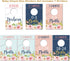 Baby Closet Organizer Size Dividers - Floral Nursery Wardrobe Hangers for Girl Clothes by Size or Age, 0-24 Months