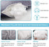Jcickt Sleeping,59 inch Pregnancy Pillow for Maternity Pillow with Removable Washable Cover,J-Shaped Cooling Full Body