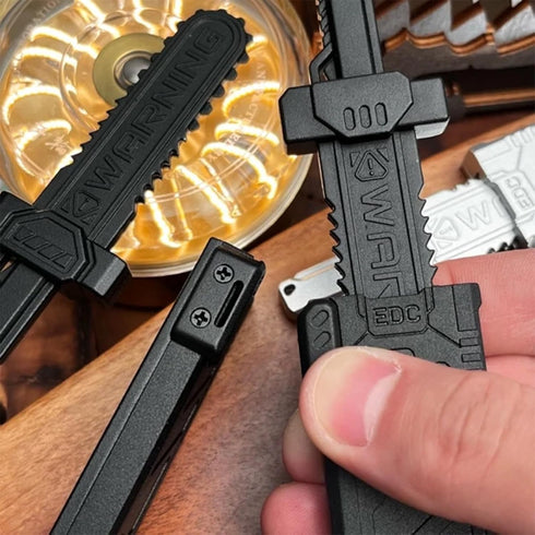 KDEDC Sky-Breaker Sword Fidget Slider, Metal Fidget Sword EDC Fidget Toys for Adults, Portable Stress Relief Toy