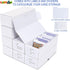 Trading-Card Storage Box, 8-Pack 700 Count Corrugated Cardboard with Dividers & Labels for TCG/Magic Storage