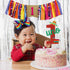 Mexican Fiesta 1st Birthday Party Decor, Highchair Banner, Glitter Cake Topper & Hair Bow for First Birthday