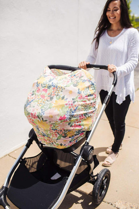 Lark Multi-Use Cover: Car Seat, Nursing & Stroller Cover - Stretchy Fabric, All-Season Use, Stylish Designs, Easy