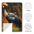 Zhbvncp Grey Crowned Crane Baby Car Seat Cover & Breastfeeding Nursing Cover - Breathable Stretch Fabric Multi-Use