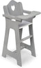 Badger Basket Executive Doll High Chair - Wooden Toy Chair with Liftable