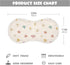 decor gift 4 Pack 22x11in Cotton Large Burp Cloths for Baby Good Absorbent? Daisy Flower Offwhite spit up Rags