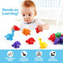 Matching Letters Counting Dinosaur Toys, Double-Sided ABC Alphabet Preschool Learning Sorting Educational Toy Sets