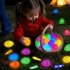 24 Pack Easter Eggs Filled LED Finger Lights ,Light Up Toys Glow In The Dark Non Candy Gifts Easter Egg Fillers Easter