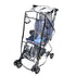 Stroller Rain Cover, Universal Black Clear Baby Travel Weather Shield for Outdoor Protection, Plastic Cover for Winter,